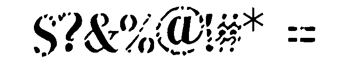 Rock_Climber Font OTHER CHARS