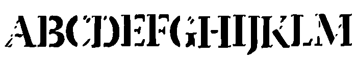 Rock_Climber Font UPPERCASE