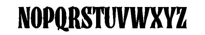 Rock Rebellion Font UPPERCASE