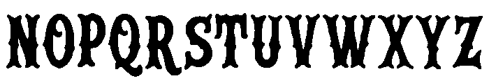 Rock South Regular Font UPPERCASE