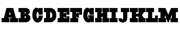 RockRest Black Condensed Font UPPERCASE