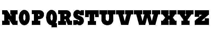 RockRest Black Condensed Font UPPERCASE