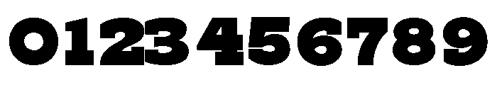 RockRest Black Semi Expanded Font OTHER CHARS