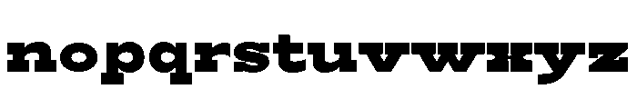 RockRest Black Semi Expanded Font LOWERCASE