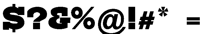 RockRest Black Font OTHER CHARS
