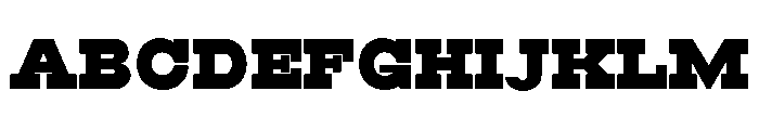 RockRest Black Font UPPERCASE