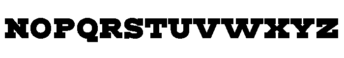 RockRest Black Font UPPERCASE