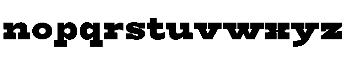 RockRest Black Font LOWERCASE