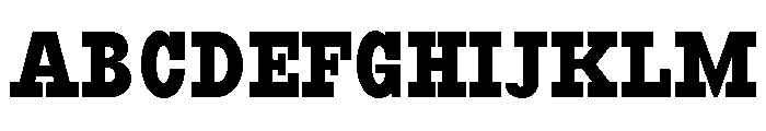 RockRest Bold Condensed Font UPPERCASE