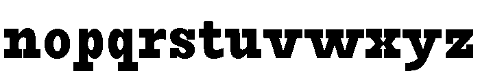 RockRest Bold Condensed Font LOWERCASE