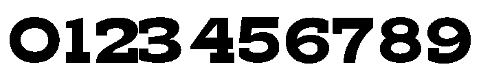 RockRest Bold Expanded Font OTHER CHARS