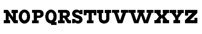 RockRest Bold Semi Condensed Font UPPERCASE