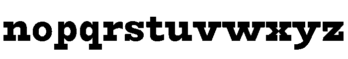 RockRest Bold Semi Condensed Font LOWERCASE