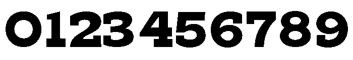 RockRest Bold Semi Expanded Font OTHER CHARS