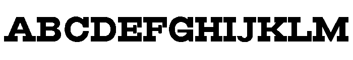 RockRest Bold Font UPPERCASE