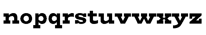 RockRest Bold Font LOWERCASE