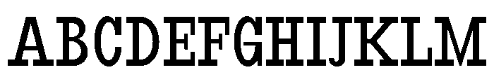 RockRest Condensed Font UPPERCASE