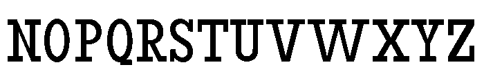 RockRest Condensed Font UPPERCASE