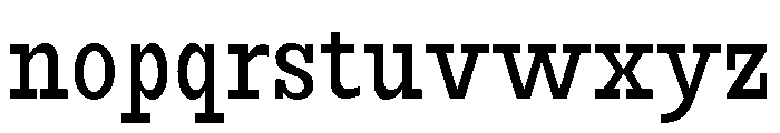 RockRest Condensed Font LOWERCASE