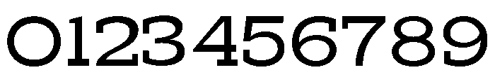 RockRest Expanded Font OTHER CHARS