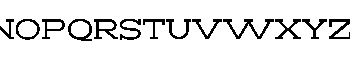 RockRest Expanded Font UPPERCASE