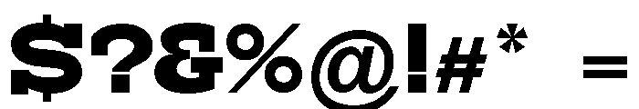 RockRest ExtBd SemExp Font OTHER CHARS