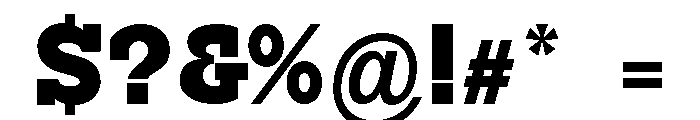 RockRest ExtBd SemiCond Font OTHER CHARS