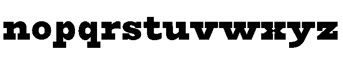 RockRest ExtBd SemiCond Font LOWERCASE