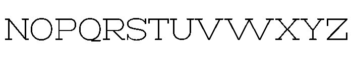 RockRest ExtLt SemExp Font UPPERCASE