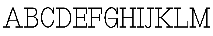 RockRest ExtLt SemiCond Font UPPERCASE