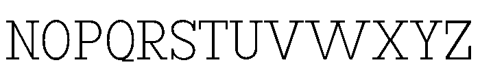 RockRest ExtLt SemiCond Font UPPERCASE