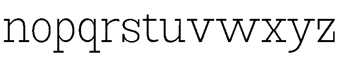RockRest ExtLt SemiCond Font LOWERCASE