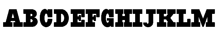 RockRest Extra Bold Condensed Font UPPERCASE
