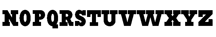RockRest Extra Bold Condensed Font UPPERCASE