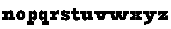 RockRest Extra Bold Condensed Font LOWERCASE