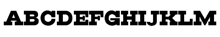 RockRest Extra Bold Font UPPERCASE