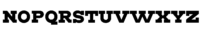 RockRest Extra Bold Font UPPERCASE