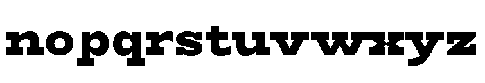 RockRest Extra Bold Font LOWERCASE