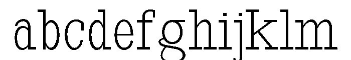 RockRest Extra Light Condensed FONT