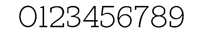RockRest Extra Light Font OTHER CHARS