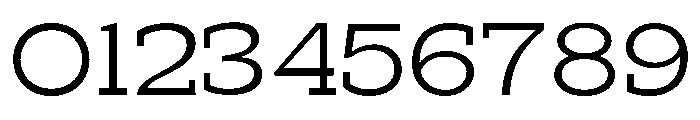 RockRest Light Expanded Font OTHER CHARS