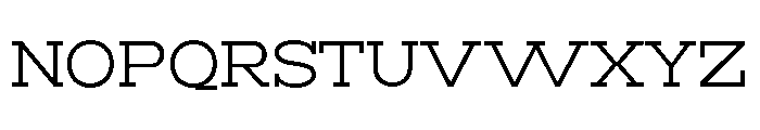 RockRest Light Semi Expanded Font UPPERCASE
