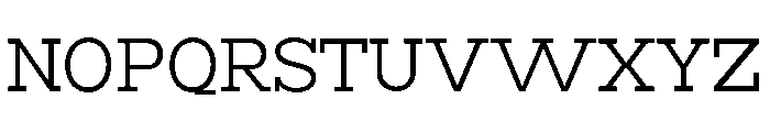 RockRest Light Font UPPERCASE