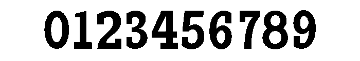 RockRest Medium Condensed Font OTHER CHARS