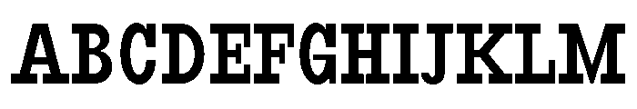 RockRest Medium Condensed Font UPPERCASE