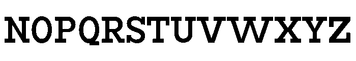 RockRest Medium Semi Condensed Font UPPERCASE