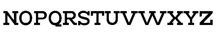 RockRest Medium Font UPPERCASE