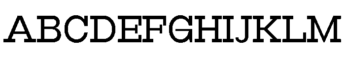 RockRest Regular Font UPPERCASE