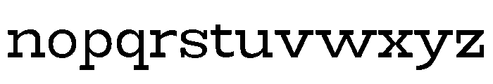 RockRest Regular Font LOWERCASE