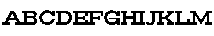 RockRest SemBd SemExp Font UPPERCASE